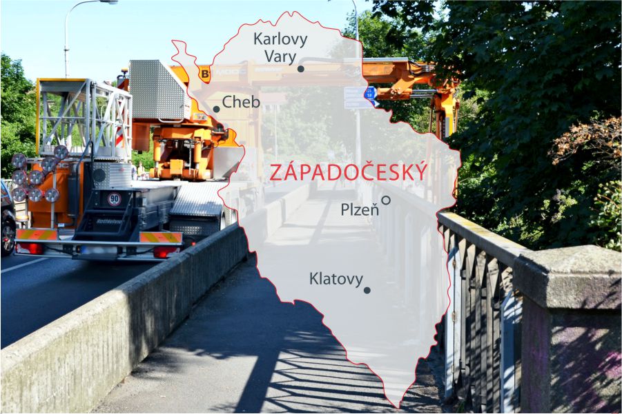 Realizace DIO a pronájem dopravního značení - Karlovarský a Plzeňský kraj